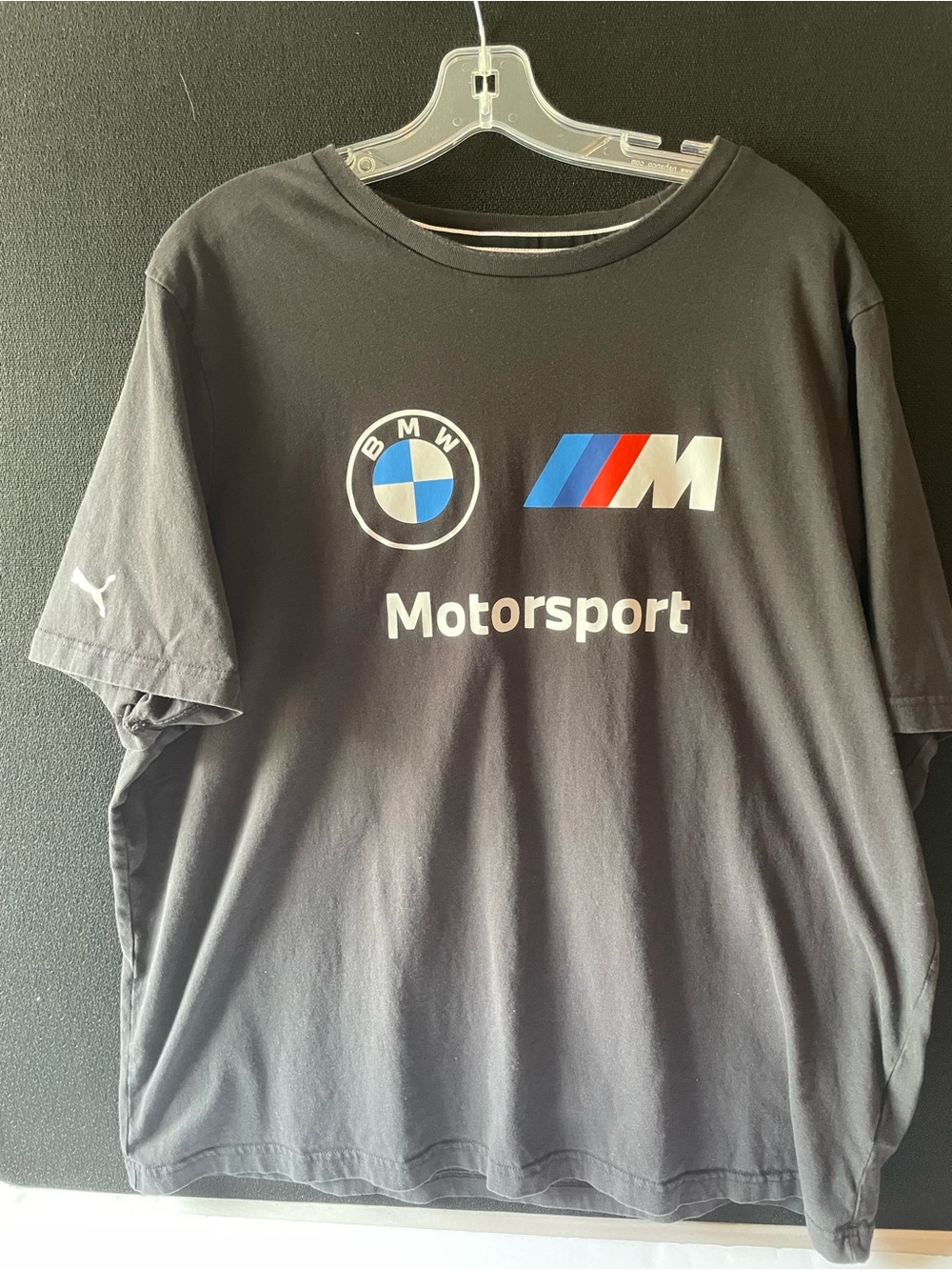 3/$18 BMW Motorsport Men's Black Graphic Tee
